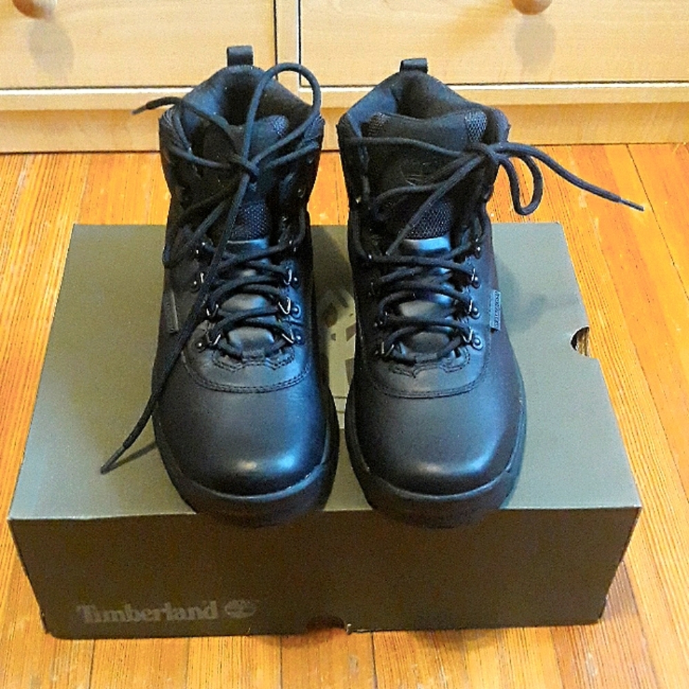 Timberland White Ledge Black Waterproof Mid Hiker
